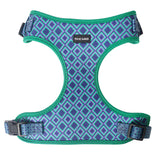 Large Diamond Harness in Colours Greens turquoise and mauves