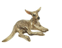 Ceramic Kangaroo Laying - Figurine