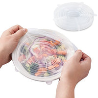 Re - use food cover IOco Fresh Food Covers are a handy silicone alternative to single-use plastic wrap. Our food covers are made with food-grade silicone and can be easily stretched over bowls, cups and plates to keep food fresh and clean up in the dishwasher. 