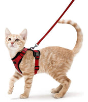 YOKEE Soft Mesh Cat Harness and Leash Set