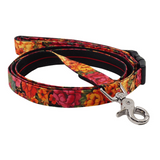 Autumn Flowers Dog Leash - Adjustable 85cm to 140cm in length