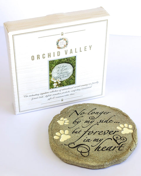 Pet Grave Memorial Stone - “No Longer by my Side”