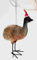 Emu Christmas Tree ornament 9cm