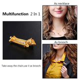 Dachshund Pendant Necklace