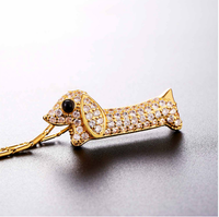 Dachshund Pendant Necklace