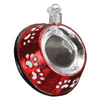 Hand Blown glass - Dog Bowl