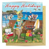 Mini Card Festive Happy Holidays - MC-LL80