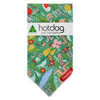 Hot Dog Bandana - Down Under Green