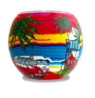Aussie Beach & Combi Van candle holder