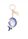 Dolphin Bling keyrings