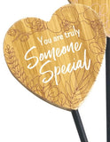 Bamboo Plant Pop with Metal Stick - You are truly Someone special