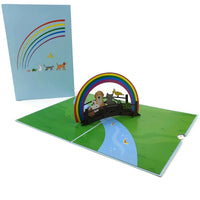 Rainbow Bridge 3D Pop Up Card