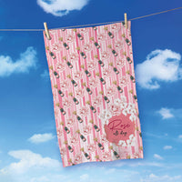 100% Cotton Tea Towels - Rose all Day