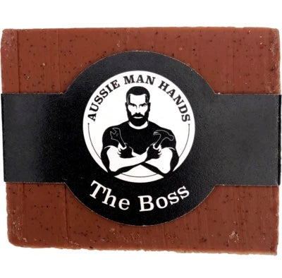 Aussie Man Hands - The Boss Exfoliating natural Soap Bar