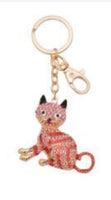 Cat Diamond Bling keyrings