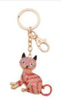 Cat Diamond Bling keyrings