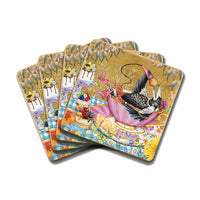 Bamboo Coaster set of 4 - Lisa Pollock
