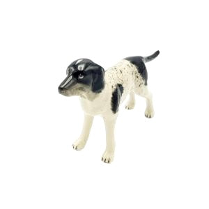Ceramic Black Weimaraner dog ornament