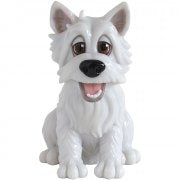 Wally - Westie - Little Paws - 12 cm high - fantastic gift for Westie lovers.