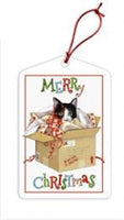 Cat in the Box MLT 325 Christmas tags pack of 6
