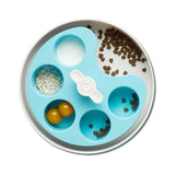 SPIN interactive  Adjustable slow Feeder bowl for Cats and Dogs