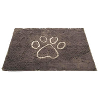 Dog Gone Smart - Misty Grey - Dirty Dog Doormat - available in Medium and Large sizes 