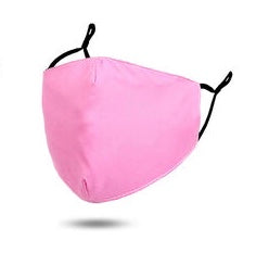 Pink - Fantastic fitting Maskit Colour Blast Mask - 3 ply cotton mask with 3  x P M2.5 filters.