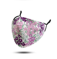 White/pinks - Fantastic fitting Maskit Mask - 3 ply cotton mask with 3  x P M2.5 filters.  Maskit masks are machine or hand washable. The PM 2.5 Filtes are not washable - they are disposable. Tapered at nose and chin to fit to face. Adjustable elastic around ears for a snug fit.