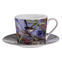 Bush Dance Australian Wren Cup & Saucer