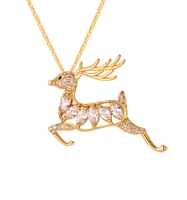 Gold Deer necklace