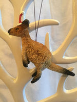 Kangaroo Christmas Tree Ornament 9cm