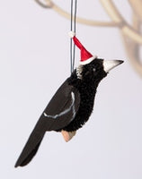 Magpie Christmas Tree Ornament 9cm