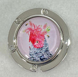 Handbag table hanger by IOco - Designs by Dani Till - Gang-gang Cockatoo