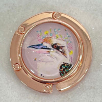 Handbag table hanger by IOco - Designs by Dani Till - Australian Kookaburra