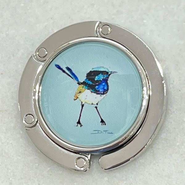 Handbag table hanger by IOco - Designs by Dani Till - Superb Fairy Wren