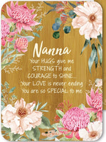 Nanna - Your HUGS give me Strength and Courage to shine … YOur love is never ending you are so special to me