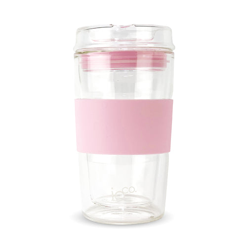 Marsh Mallow - Glass Double Walled 16oz or 473ml travel mug