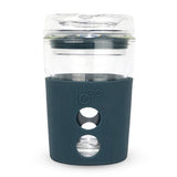 IOCO 4OZ Denim Piccolo Reusable Glass Coffee Travel Cup
