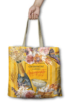 Can’t Say no to Cicquot - Champagne is always Appropriate shopping bag by Lisa Pollock