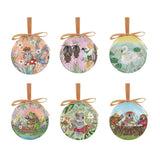 Little Baubles  Good times Together -  This set of 6 Christmas baubles shows Australian animals spending quality time together, including the koala, wombat and platypus. Featuring colourful illustrations depicting a variety of the Aussie landscape, this fun and colourful Christmas bauble set is sure to brighten any home this festive season.