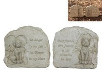 Memorial Stone - Angels - Cat or Dog
