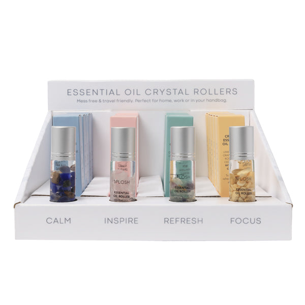 Essential oil Crystal Roller - available in Calm, Inspire, Refresh or Focus