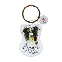 Pet Keyring - I love my Border Collie