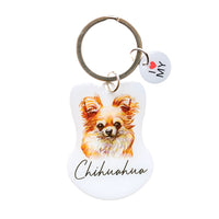 Pet Keyring - I love my Chihuahua