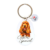 Pet Keyring - I love my Cocker Spaniel