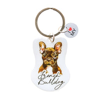 Pet Keyring - I love my French Bulldog