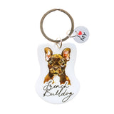 Pet Keyring - I love my French Bulldog