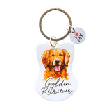 Pet Keyring - I love my Golden Retriever