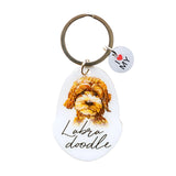 Pet Keyring - I love my Labradoodle