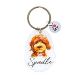 Pet Keyring - I love my Spoodle